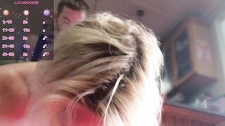 Wife fucks and sucks in the kitchen