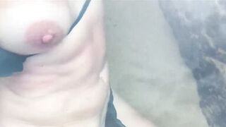 Public cumshots in front of everyone