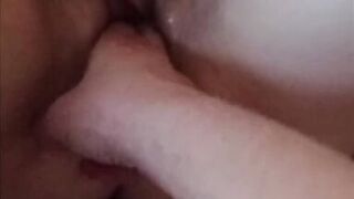 Wife fingers herself and is fingered by work colleague