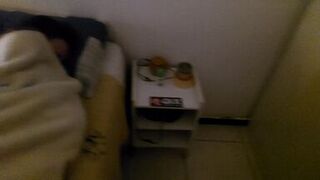 Inappropriate act by stepmother's stepson after watching a horror film