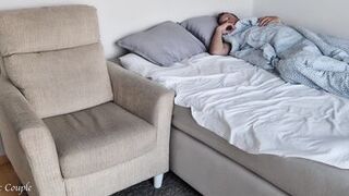 Naughty wife asked her girlfriend from next room to watch how she is having sex with her husband