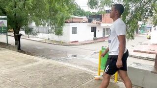 I play with a strange boy in the park on the little plane and we end up at his stepfathers' house fucking very well hl