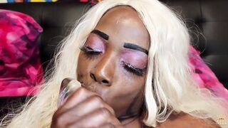 Mochaswallows Xtreme Glass Dildo Orgasm