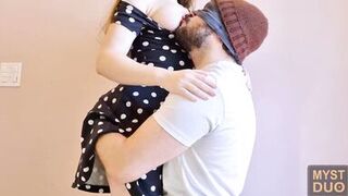 Sucking the hottest neighbor's perfect tits - Myst Duo