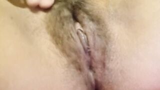 Playing my Hairy cute wet Pussy - 13 image