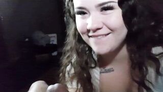 Inexperienced pretty girls give the best blowjobs