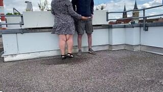 No matter how hard the plump mother-in-law tried, pissing splashed all over her legs