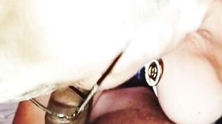 Stepmom makes me cum on her dick after a blowjob