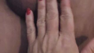 Christmasfun with Pussy and Cock Vibrator