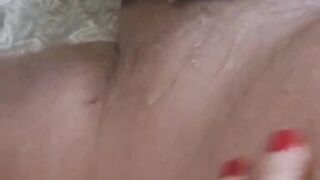 Christmasfun with Pussy and Cock Vibrator