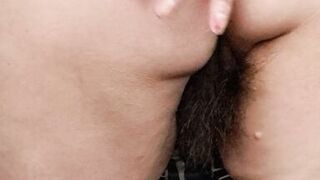 It's your first time, seeing a mature woman's pussy