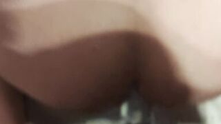 My milf wife and strap on and my ass