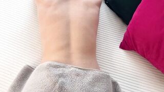 Brazenly Fucked Stepmom During Massage - Russian Amateur with Conversations and English Subtitles
