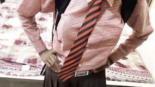 Indian hot desi college girl come to school and fucked her