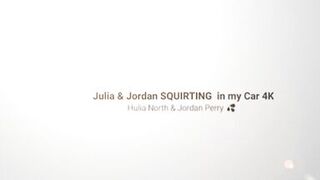 Julia and Jordan Squirting in My Car