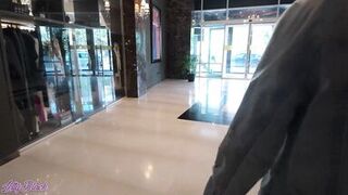 Romantic walk with remote controled vibrator in my pussy