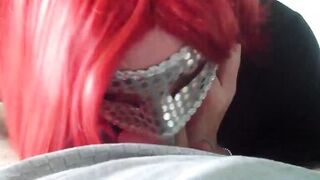 redhead amateur wife sucking good big dick