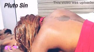 Romantic sex clips in lagos hotel from Jasmine Candy in sexy red dress