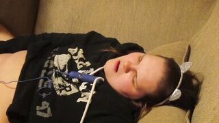 Thick MILF Gets Pussy Destroy By Huge Thick BBC Strap On Making Her Moan & Orgasm - 14 image