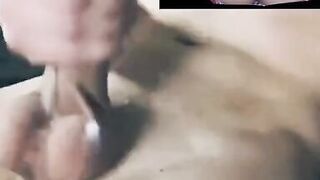 Cum tribute on my sexy aunty pussy I can't control my voice loudly.