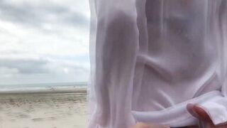 Who the hell are you?! I don't know you! Public anal creampie.