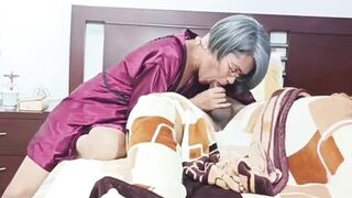 My stepsister loves to see my clean cock -100% Spanish.