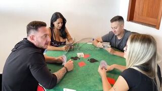 The card game ended up becoming a couple exchange.