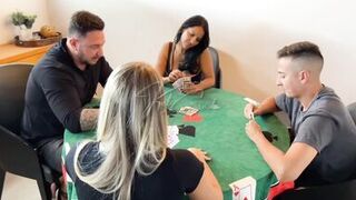 The card game ended up becoming a couple exchange.