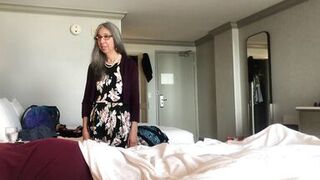 Homemade - Boy Caught Masturbating By Mom's Friend in Hotel!