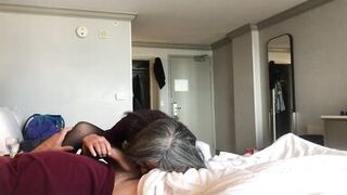 Homemade - Boy Caught Masturbating By Mom's Friend in Hotel!