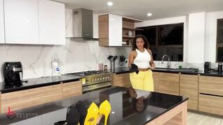 I Catch My Thick-ass Maid Jerking off and Give Her My BBC - Carla Morelli & Brandon