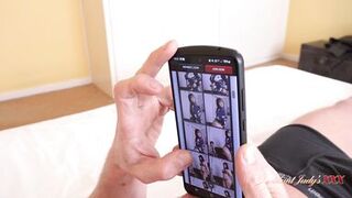 AuntJudysXXX - Mature MILF Mrs. Maggie Moon Catches Her Lazy Tenant Watching MILF Porn