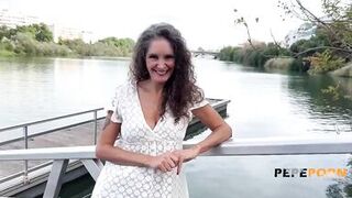 The GILF Mavi Bubbly is eager for inexperienced cock. Double dose for the mature!