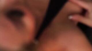 Sexy stepmom does her morning stretch in a tight jumpsuit - 4 image