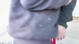 ACCIDENTAL ROMANTIC PORN WITH THE NEIGHBOUR - CUM IN MY MOUTH - BLOWJOB IN THE LAUNDRY ROOM