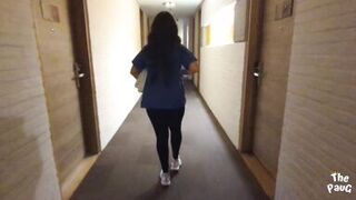 HOTEL HOUSEKEEPING! Latin girl with a big booty, seduced by the guest - 1 image