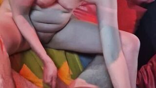 Blowjob and handjob in the cinema