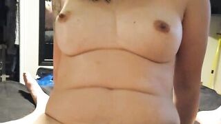 Real amateur latina wife rides and gets a load on her ass