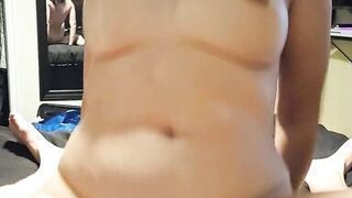 Real amateur latina wife rides and gets a load on her ass - 9 image