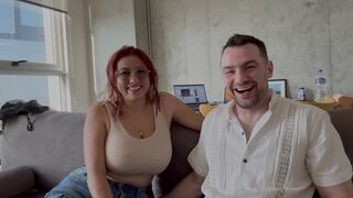 Letzy Lizz and Andres Acosta talk dirty in lingerie behind the scenes