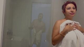 Letzy Lizz and Andres Acosta talk dirty in lingerie behind the scenes