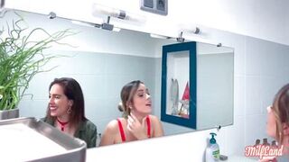 Anita Rover, Joy Karen Off & Hiro Maeti in hot lingerie threesome action!