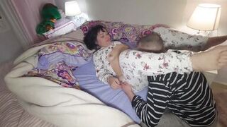 Chubby Big Booty and FatJhon share their wives in a steamy homemade sex tape