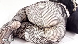 Sonya Kalfa's big booty begs for a rough doggy-style pounding by her step son