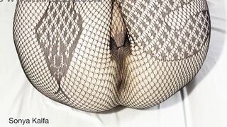 Sonya Kalfa's big booty begs for a rough doggy-style pounding by her step son