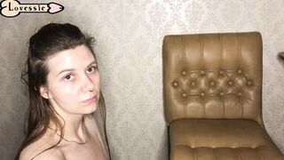 Real Russian MILF Avocado and Lovessie's hot homemade video featuring a dress-clad brunette and her natural tits - 6 image