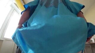 Watch Milf Big Tits pound her GF's ass with a massive dildo in POV amateur video - 3 image