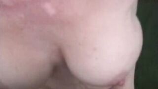 Melanie, the blonde stepmom, gives a sloppy amateur blowjob to her stepson & gets a messy facial - 11 image