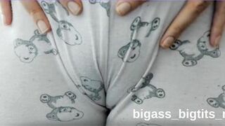 Watch this curvy European MILF tease her camel toe in homemade camgirl video