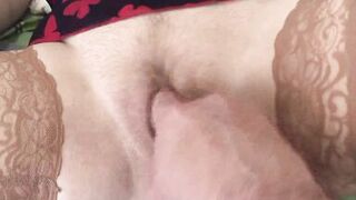 Konstanzia's MILF pussy gets fingered and squirts in a close-up view of her juicy labia - 12 image